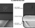 CaseBuy Water-Resistant MacBook Air 15 inch Sleeve for 2023 2024 MacBook Air 15 M2 M3 Chip A2941 A3114 - Black