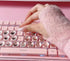 100 Pcs Glass Silicone Nail Art Typing Stickers, Clear Glass Long Nail Keyboard Cover, Reusable Adhesive Protective