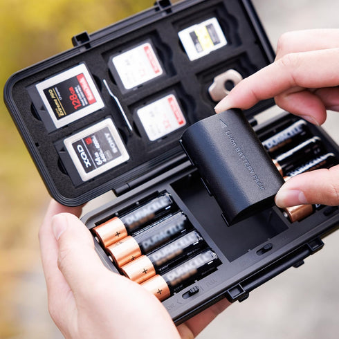 3 6 SD/5 A/6 LP-E6 NP-FZ100 JJC Camera Battery SD Card Case for Camera Batteries, CFexpress Type CFexpress Type B