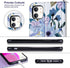 ULAK PU Leather Wallet Case for iPhone 11 with Card Holder, Flip Cover with Kickstand Magnetic Closure - Blossom Blue