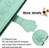 CCSmall Cartoon Cute Wallet Case for Samsung Galaxy S22, Cat Dog Style Flip Cover with ID Card Holder, PU Leather MG