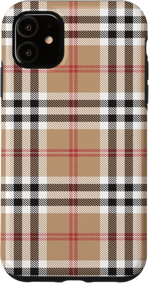 iPhone 11 Checkered Plaid Flannel Gingham Pattern Case