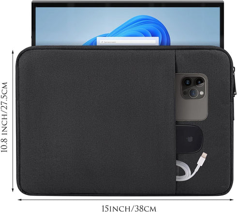 CaseDeer 15.6 16.1 Inch, 15.6-16.1 Inch 15"x10.8" Portable Monitor Case Carrying Sleeve for Most Portable Monitor