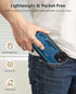 Protective Case for iPhone 13/14, Heavy Duty Military Grade Cover with Built-in Kickstand, Durable Dual-Layer Blue