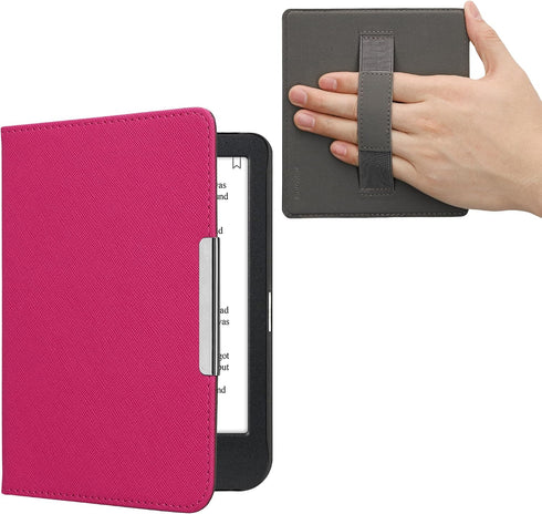 kwmobile Case Compatible with Kobo Clara BW/Colour Case - Synthetic Leather e-Reader Cover