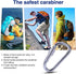 LTGEM Silicone Carrying Travel Case for JBL FLIP 5 Waterproof Portable Speaker with Extra Carabiner - Green