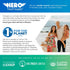 Hero Premium US to Italy Power Adapter Plug, Type L, Pack of 3, Grounded