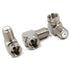 90 Degree Coaxial Connector, 3-Pack F Type Male to Female RG6 Coaxial Cable Right Angle Connectors Adapter for Wall Mounted TVs, Wall Plates Coax Connection in Tight Spaces and Corners