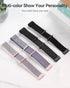 Parsonver 22mm Watch Bands for Samsung Galaxy Watch 3, Gear S3 Frontier/Classic, 2 Pack Nylon Straps