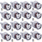 BNC Male Connector, 16 Pcs 50 Ohm BNC Male Plug Crimp Connector for RG58 LMR195 Coaxial Cable