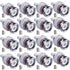 BNC Male Connector, 16 Pcs 50 Ohm BNC Male Plug Crimp Connector for RG58 LMR195 Coaxial Cable