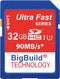 BigBuild Technology 32GB Ultra Fast SDHC 90MB/s Memory Card Compatible with Kodak PIXPRO FZ101,