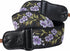 Padwa Lifestyle Purple Flower Camera Strap, 2" Double Layer Cowhide Head, Adjustable Neck & Shoulder Strap