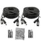 2 Pack 100ft (30M) 4K Ultra HD BNC Video Cable Wire, Security