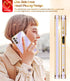 LeYi Purple Soft TPU Case for Samsung Galaxy A15 5G: Shockproof, Love Heart Plating, with 2 Tempered Glass Protectors.