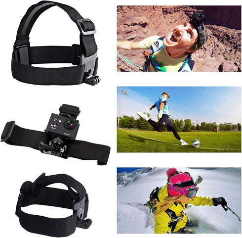 AKASO 7 in 1 Action Camera Accessories Kit for EK7000/EK7000 Pro/Brave 4/Brave 4 Pro/Brave 7/Brave 8/GoPro
