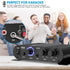 Pyle Power Home HiFi Stereo Amplifier - 90 Watt Portable Dual Channel Surround Sound Audio Receiver w/ 12V Adapter for