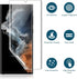 EGV 3 Pack Samsung Galaxy S22 Ultra Screen Protector, Touch Sensitive, Anti-Scratch 3D Curved TPU, Bubble Free