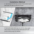 Invisible Wireless Charger, Under Desk Furniture Wireless Charging Pad 10W for iPhone 13/12/Pro Max & AirPods (with