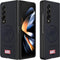 Case for Samsung Galaxy Z Fold 3 5G, Superhero Character Compatible Leather Case, Black