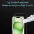 iPhone 15 Back Screen Protector + 2 Front Protectors + Camera Lens Protector, 9H Hardness, Ultra HD, Anti-Scratch -