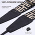 Padwa Lifestyle Adjustable Camera Strap - 2" Wide Top Layer Cowhide Head Camera Straps for Photographers, Vintage Adjustable Neck Shoulder & Crossbody Strap Quick Release fits All Cameras-White Arches