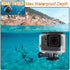 Waterproof Housing Case for GoPro Hero 5 6 7 Black, Protective Underwater Shell with Bracket for Action Camera