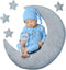 IGMaryBox Baby Moon Star Pillow Infant Posing Pillow Newborn Photography Prop Newborn