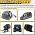 Backup Camera License Plate Mount, Rear Camera Back up Bracket, Universal Car Dash Cam Mirror Mount, Camera Mounting