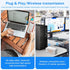 USB Bluetooth Adapter 5.3 for Desktop PC, Long Range Class 1 EDR Bluetooth Dongle Receiver for Laptop, Supports Windows