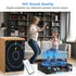 Home Audio Amplifier AK-35 HiFi Bluetooth 5.0 Mini Stereo Power Amp Receivers 2.0 Channel RMS 30W x 2 Max. 200W Output with USB,AUX,FM Radio for Home Theater Speakers System