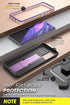 SUPCASE for Samsung Galaxy S21 Ultra Case with Stand, Military-Grade Protection, Full-Body Rugged Phone Case, Violte