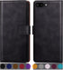SUANPOT Flip Book Phone Case for iPhone 7 Plus/8 Plus - RFID Blocking Leather Wallet Case, Shockproof Cover, Black