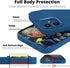 IceSword iPhone 12 Mini Case - Matte Blue Thin Liquid Silicone, Soft Silk Cloth, Cool Shockproof Gel Rubber
