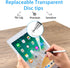 12 Pieces Stylus Pen Tips Replacement, Precision Round Shape Replaceable Stylus Universal Disc Tips for Touch Screen