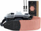 Padwa Lifestyle Pink Camera Strap, 2" Wide Cotton Woven Genuine Leather Head Straps, Includes 2 Quick Release Clips