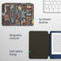 kwmobile (2022/2024) Case Compatible with Amazon Kindle Case - eReader Cover - Library Motto Multicolor
