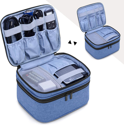 LUXJA Carrying Bag for DR.J Mini Projector | Portable Case for Mini Projector and Accessories | Blue