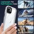 SOKUSIN Waterproof Case for iPhone 15 - Shockproof Drop Proof Dustproof Clear Phone Case with Built-in Screen & Camera