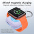 Portable Travel Charger for Apple Watch Series 8, Wireless iWatch Charger 1200mAh Power Bank with Charging Cable