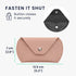 kwmobile Mouse Pouch for Apple Magic Mouse 1/2 & Logitech Pebble Wireless Case, PU Leather - Dusty Pink