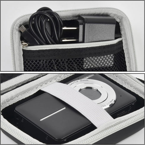 Boobowl Digital Camera Case - Compatible with Yifecial, Kodak Pixpro, Canon PowerShot ELPH 180/190, Kids Cameras, Black