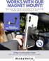 LIFESTYLE DESIGNS The StickyWallet, Premium Spandex Stick-on Phone Wallet Card Holder, Unique Double Pocket Design