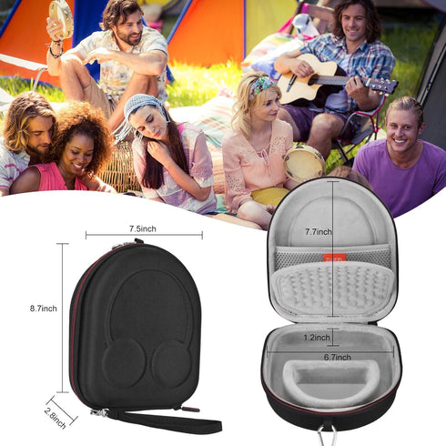 EVA Hard Case for Sony WH-CH510/WH-CH520/JBL Tune 510BT/500BT/ Live400BT Noise Canceling Wireless Headphones,Premium Travel Protective Carrying Storage Bag (Grey)