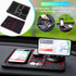 Non-slip Phone Pad for 4-in-1 Car, Glow in the Dark Dashboard Phone Mat with Temporary Parking Card Number Plate