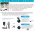Universal AC Adapter 15V 1A Power Supply, 15W AC110V to DC15V Driver with 8 DC Plug Tips