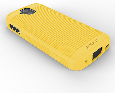 Compatible Replacement for Durable Slim Flex Case for Kyocera DuraForce Pro, Phone Models E6810, E6820, E6830 (Yellow)