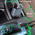 Retractable Car Charger, 4 in 1 Fast Charge Adapter 100W, Retractable Cables for iPhone & Type-C