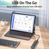 GELRHONR USB C to USB 3.1 Adapter, Type C Male to USB Female OTG Adapter with 10Gbps Data Transfer, 2 Pack