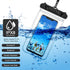 Frienda 12 Pieces Universal Waterproof Phone Pouch, Clear Dry Bag for Smartphones up to 6.9 Inch